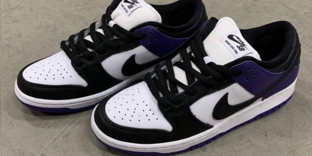 Shine Med Nike Dunk Low SB Court Purple